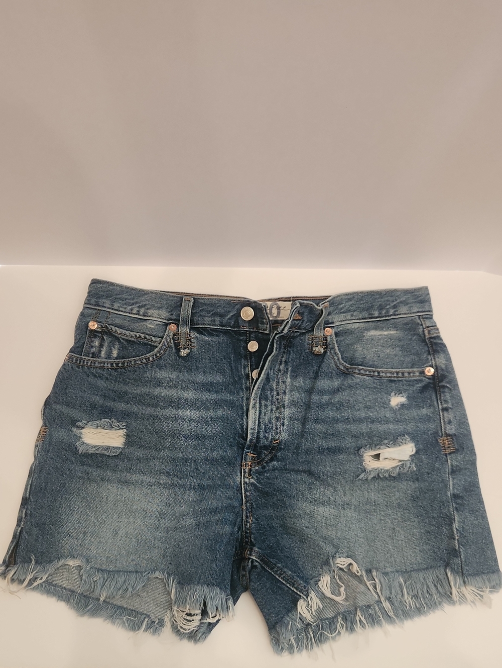 We The Free Loving Good Vibrations Cutoff Denim Shorts